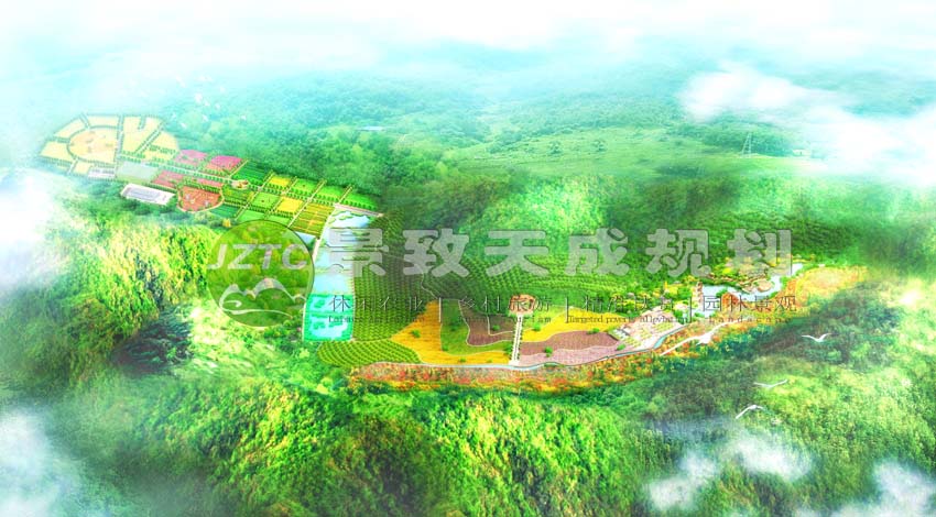 湖南安仁笔架山生态园总体规划